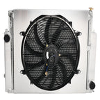 2X Aluminum Radiator + 16" Fan + Shroud for BMW E36 323i 325i 328i (1992–1999)