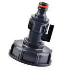 Internal dispense valve nozzle fitting for IBC tank adapter (Plastic)