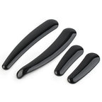 4 Pcs Curved Swingarm Frame Inserts for Harley Softail 2008-2023 Black