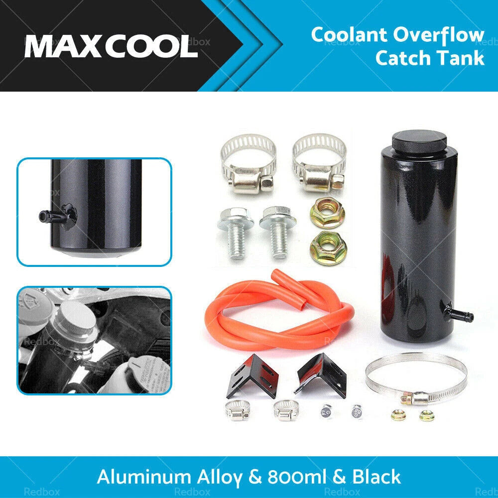 800ml Black Overflow Catch Tank for Universal Vehicles (2010–2023)