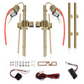 2 Door Flat Glass Power Window Kit for Universal Cars Trucks