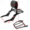Sissy Bar & Luggage Rack Pad for Honda Rebel CMX500 CMX300 (2017–2023)