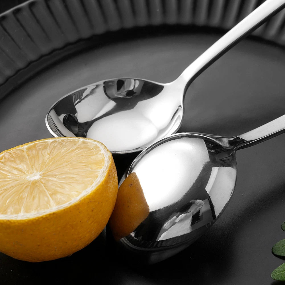 4 Piece Long Handle Spoon Set for Marine Use (316 Stainless Steel)