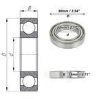 Deep Groove Ball Bearing P6 for Scooter Skateboard Wheel (6011ZZ)