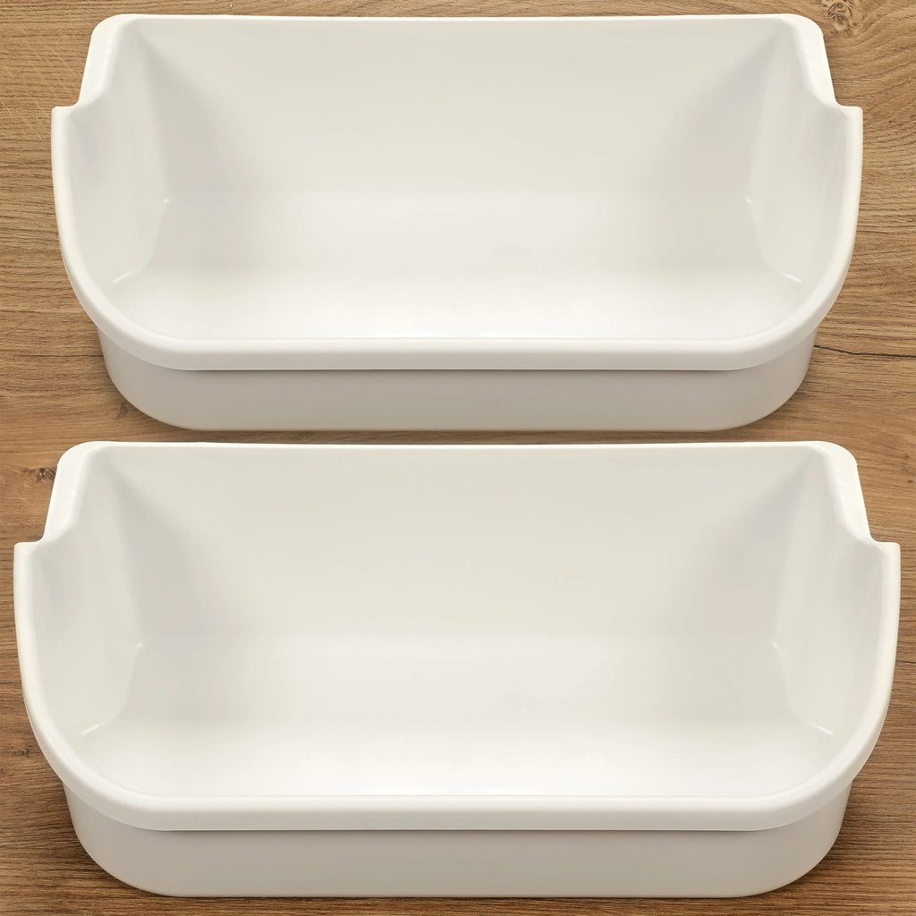 2X White Gallon Door Bin for Frigidaire Refrigerator (AP2116036, 240356401)