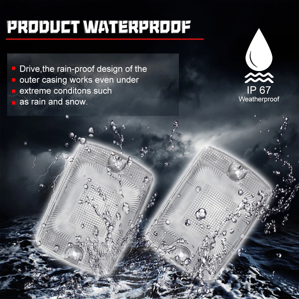Clear Lens Front Turn Signal Parking Light Lamps for Jeep Wrangler YJ (1987–1995)