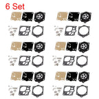 Set of 6 Carburetor Repair Kits for Stihl MS650 MS660 (K15-WJ K12-WJ)