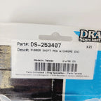 Drag Specialties Chrome Rubber Shifter Peg for Harley Softail Dyna Sportster