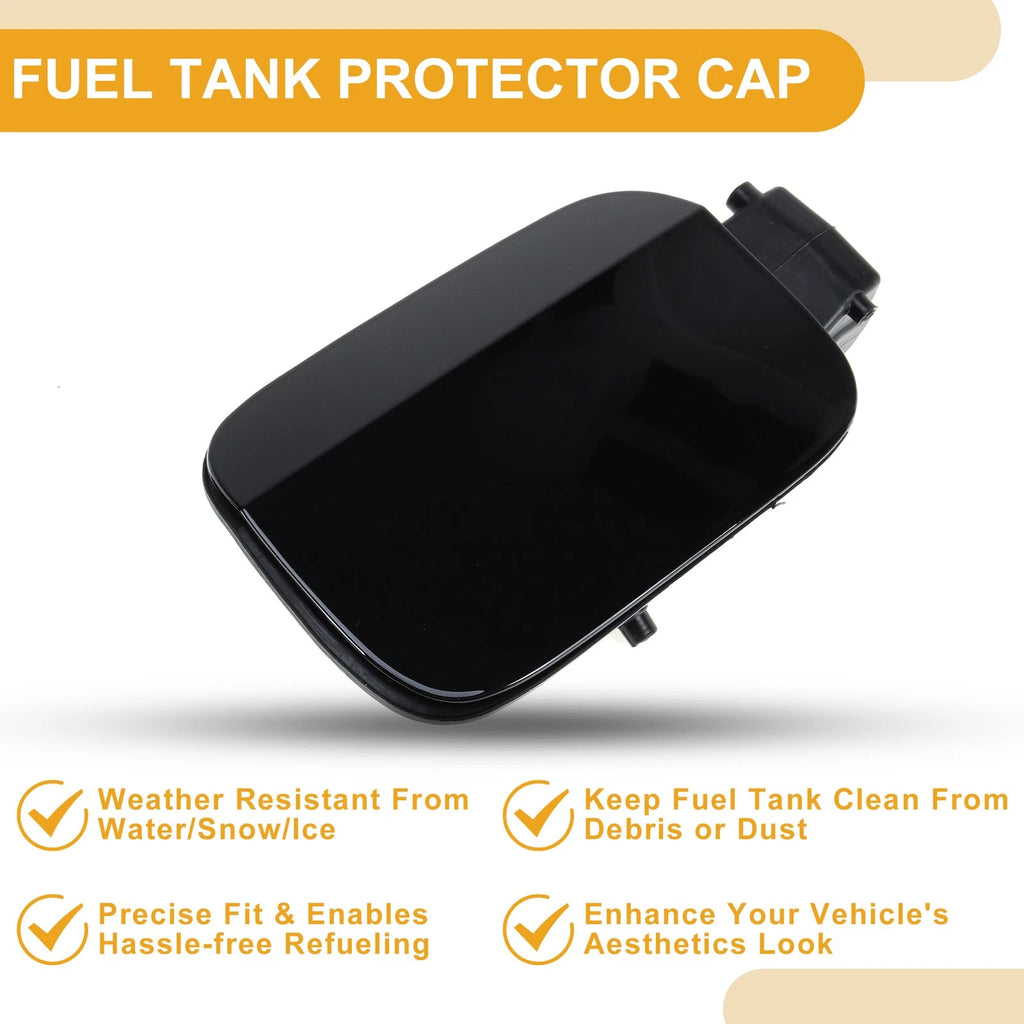 Fuel Tank Door Cap for Volkswagen Passat (2011–2018) Fuel Filler Flap Cover Black