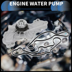 Water Pump for Ford Edge, Flex (2007–2010) No. 7T4Z8501B w/ Rubber Rings Kit
