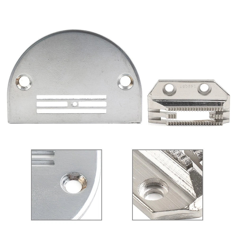 Needle Plate 147150 & Feed Dog 149057 for Industrial Single Needle Machines