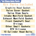 Engine Cylinder Head Gasket Set with 10 Bolts for Chevy S10 GMC Sonoma (1994–2004)