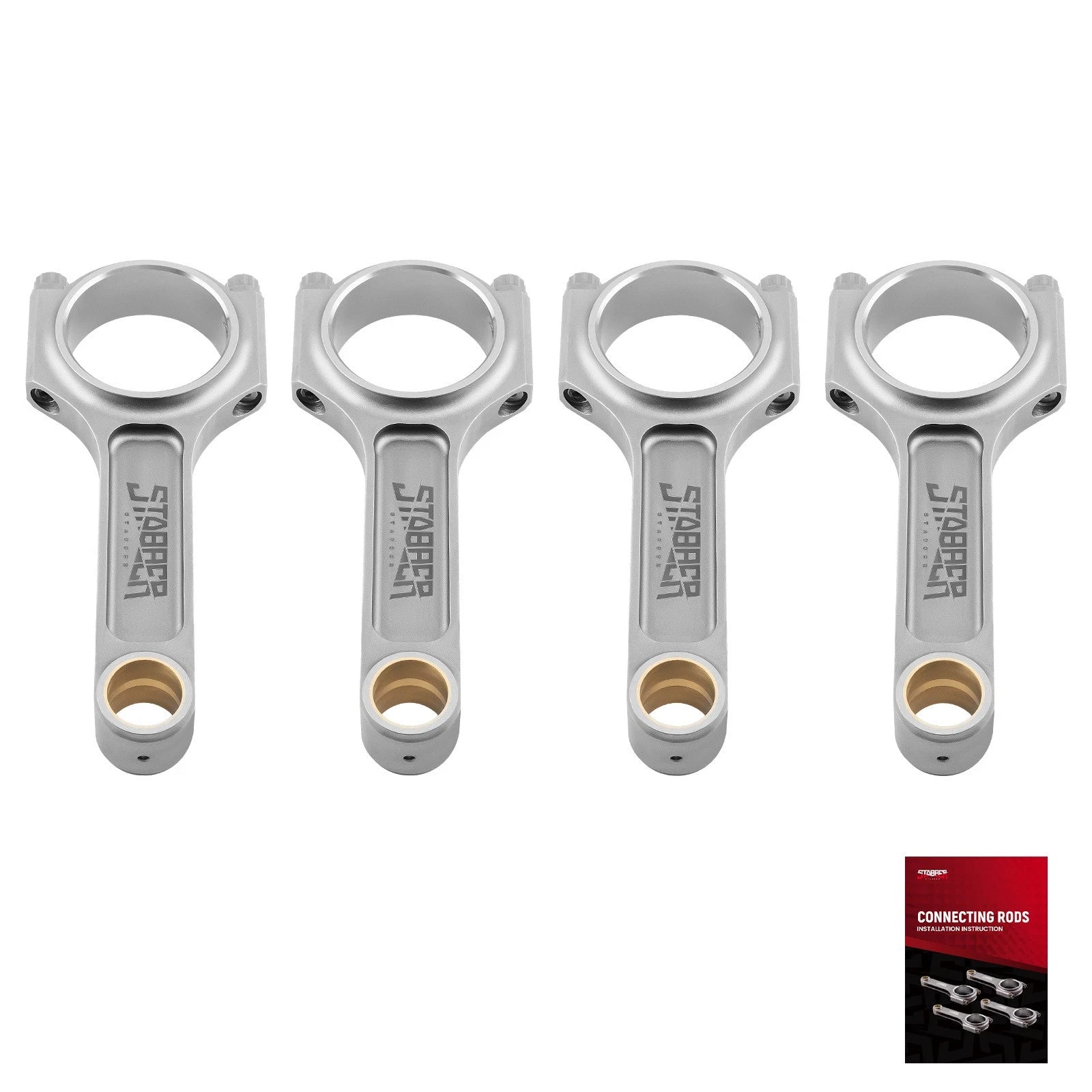 Forged Connecting Rods for Honda Acura Integra Type R B18C (1994–2001) ARP 2000 Bolts