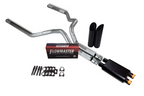 Flowmaster 3" Dual Exhaust for Chevy GMC 2500 (2000–2006) - Super 40, Black Tips