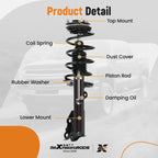 Set of 4 Complete Struts & Shocks for 2012 Honda Civic Sedan
