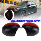 JCW-Style Mirror Cap Cover for MINI Cooper R55 R56 R57 R58 R59 R61 (2007–2015)