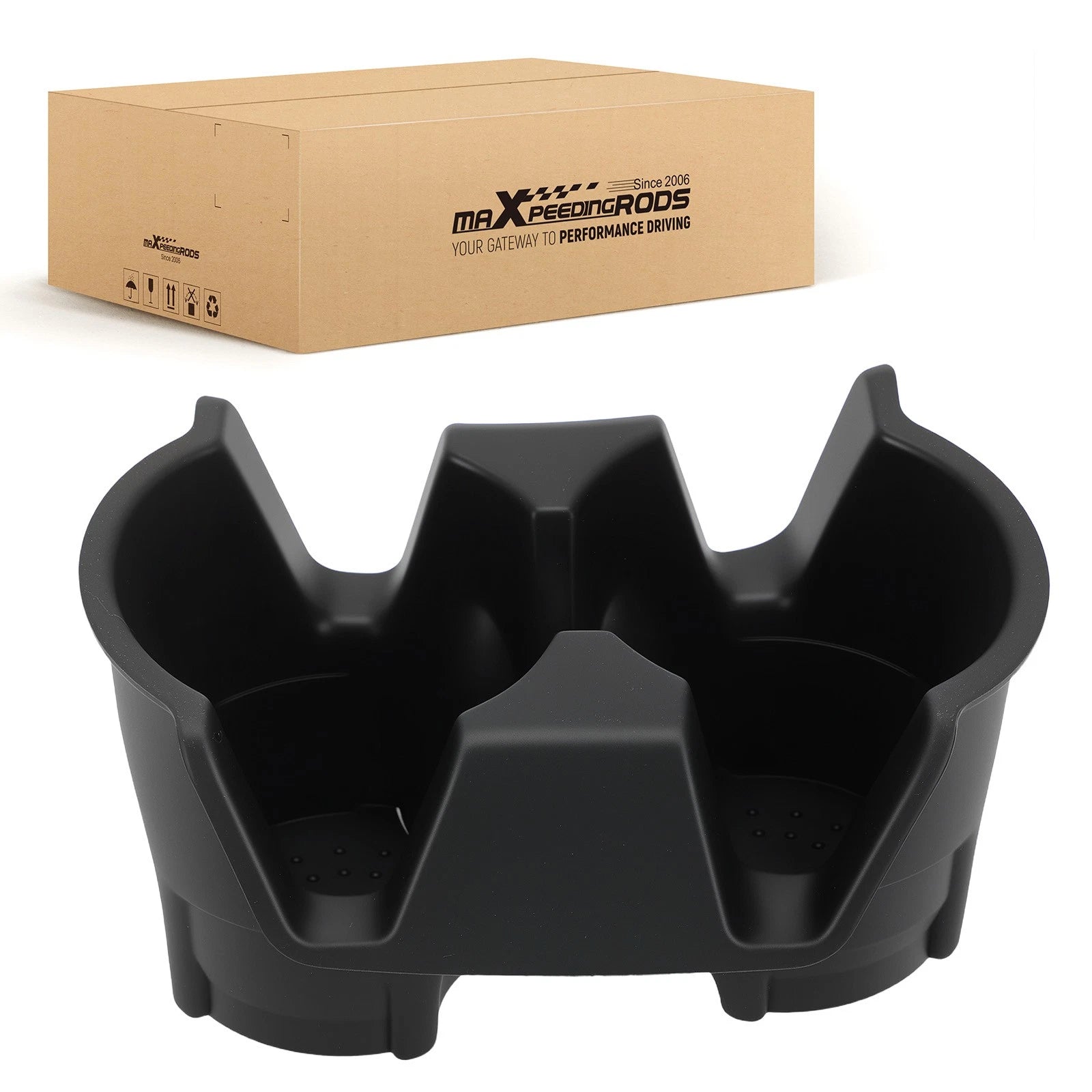 Black Dual Cupholder for Jeep Wrangler TJ (2001–2006) 55315038AC