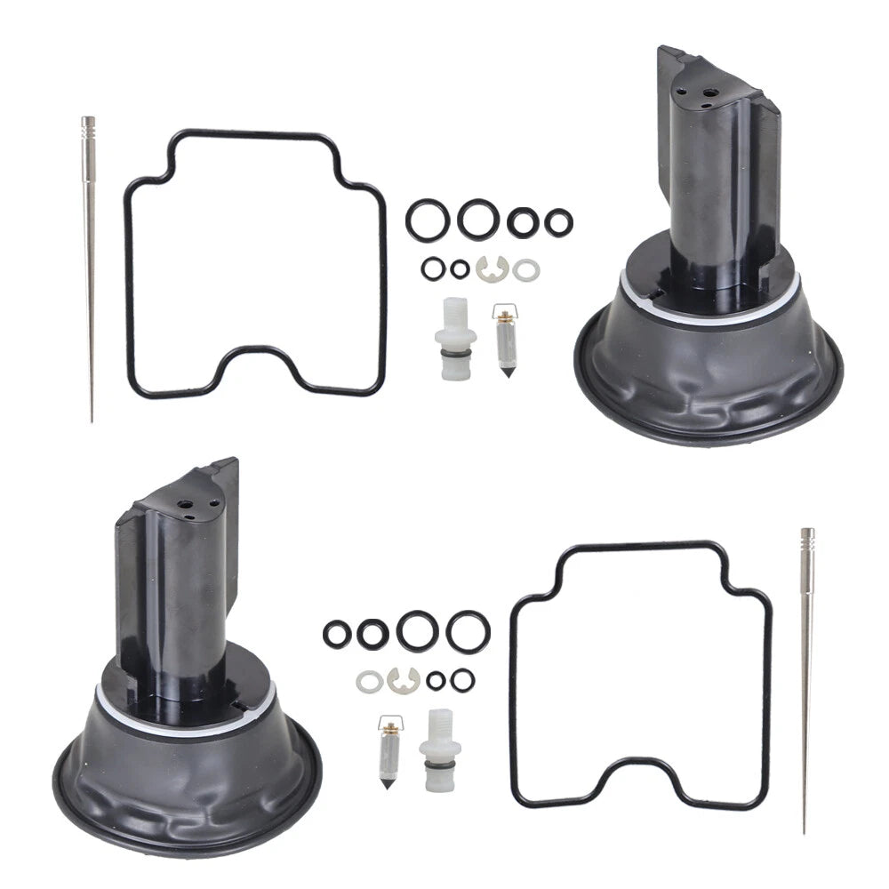 2 Sets Carburetor Repair Kit Diaphragm for Yamaha XVS1100 V-Star (1999–2007)