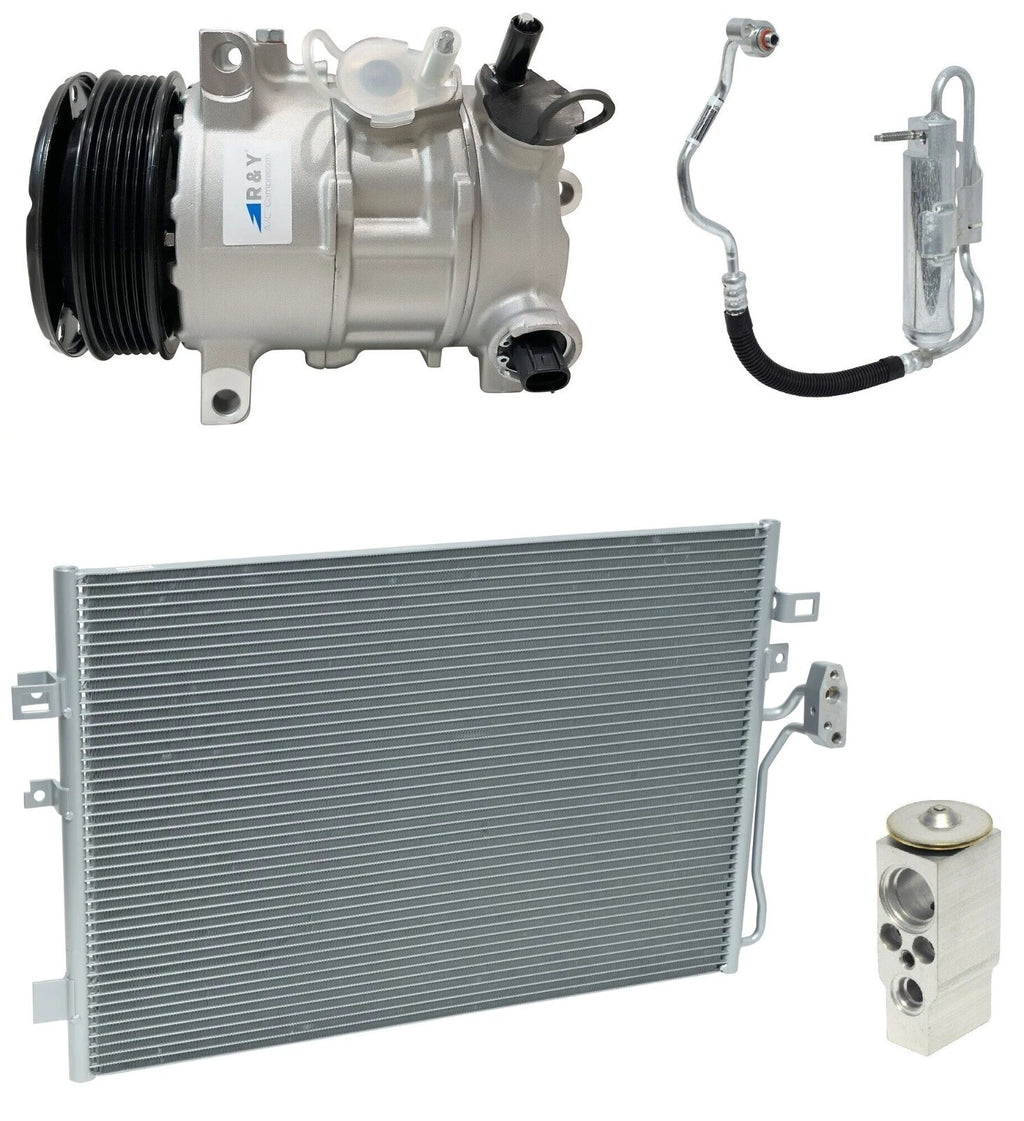 AC Compressor Kit With Condenser for Dodge Journey 2.4L (2011–2018)