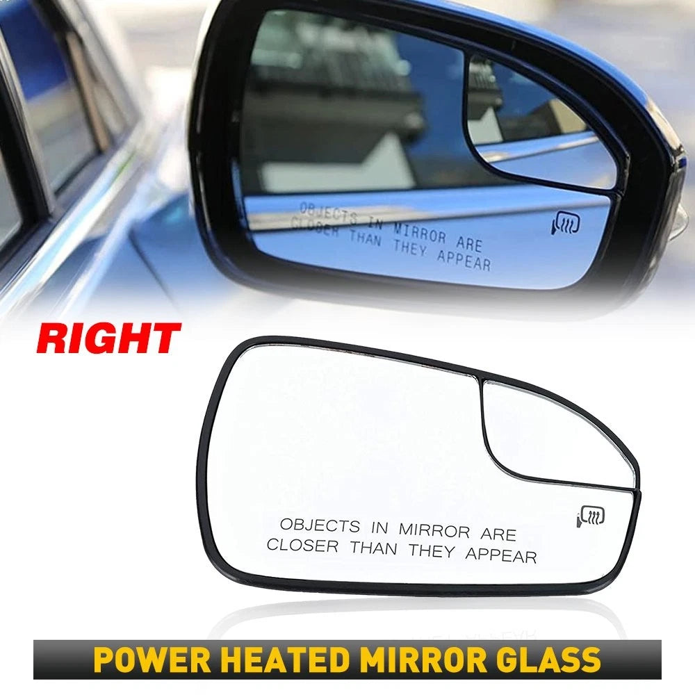 Heated Right Passenger Side Door Wing Mirror Glass for Ford Fusion (2013)