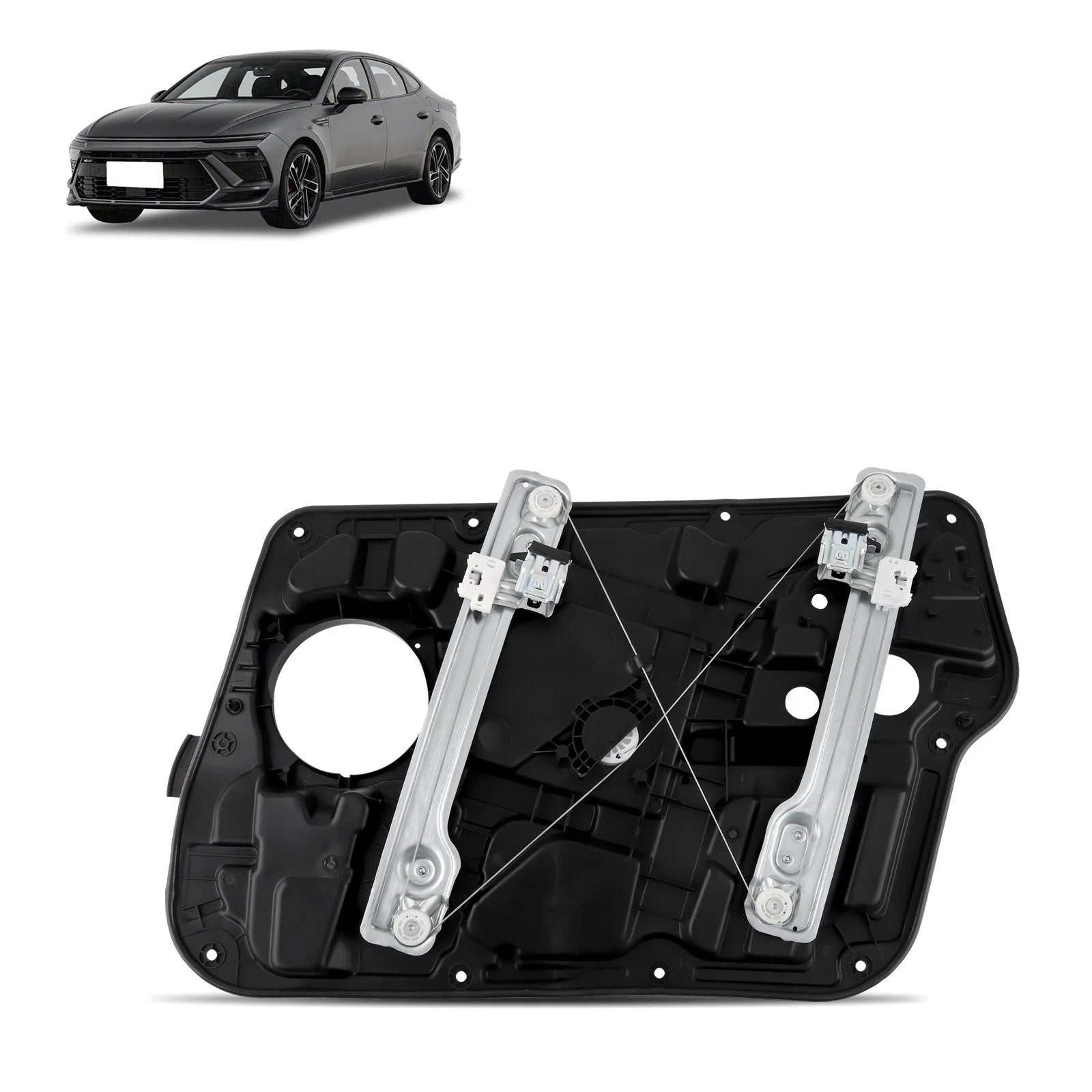 1x Front Left Window Regulator with Panel for Hyundai Sonata (2011–2014)