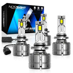 Set of 4 NOVSIGHT 9005/HB3 9006/HB4 LED Headlight Bulbs 6500K