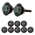 10pcs Amber 3/4" Round LED Clearance Side Marker Lights