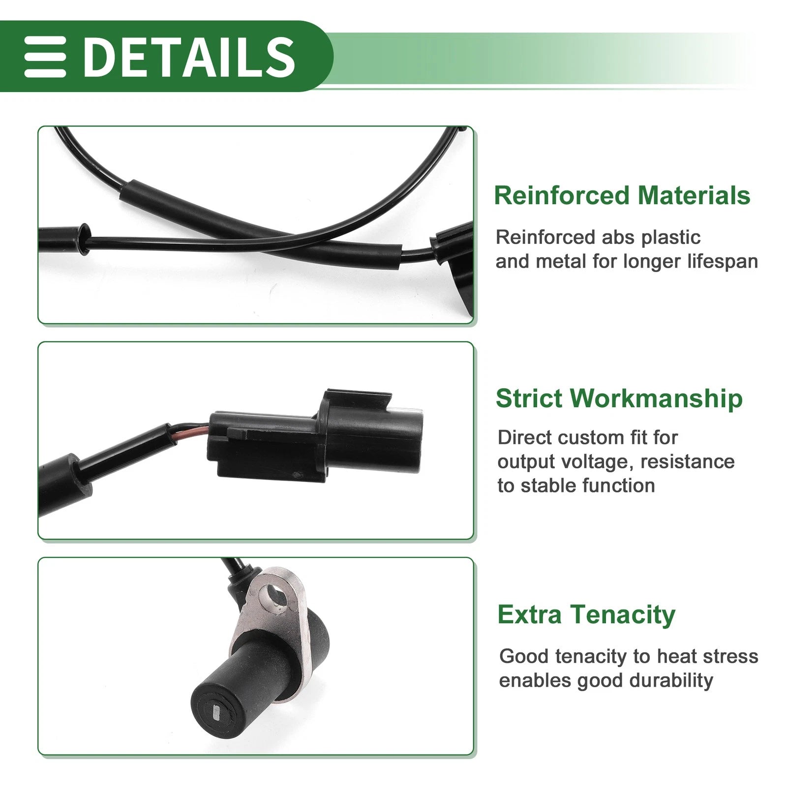 ABS Wheel Speed Sensor No. 59880H1050 for Hyundai Terracan (2001–2006)