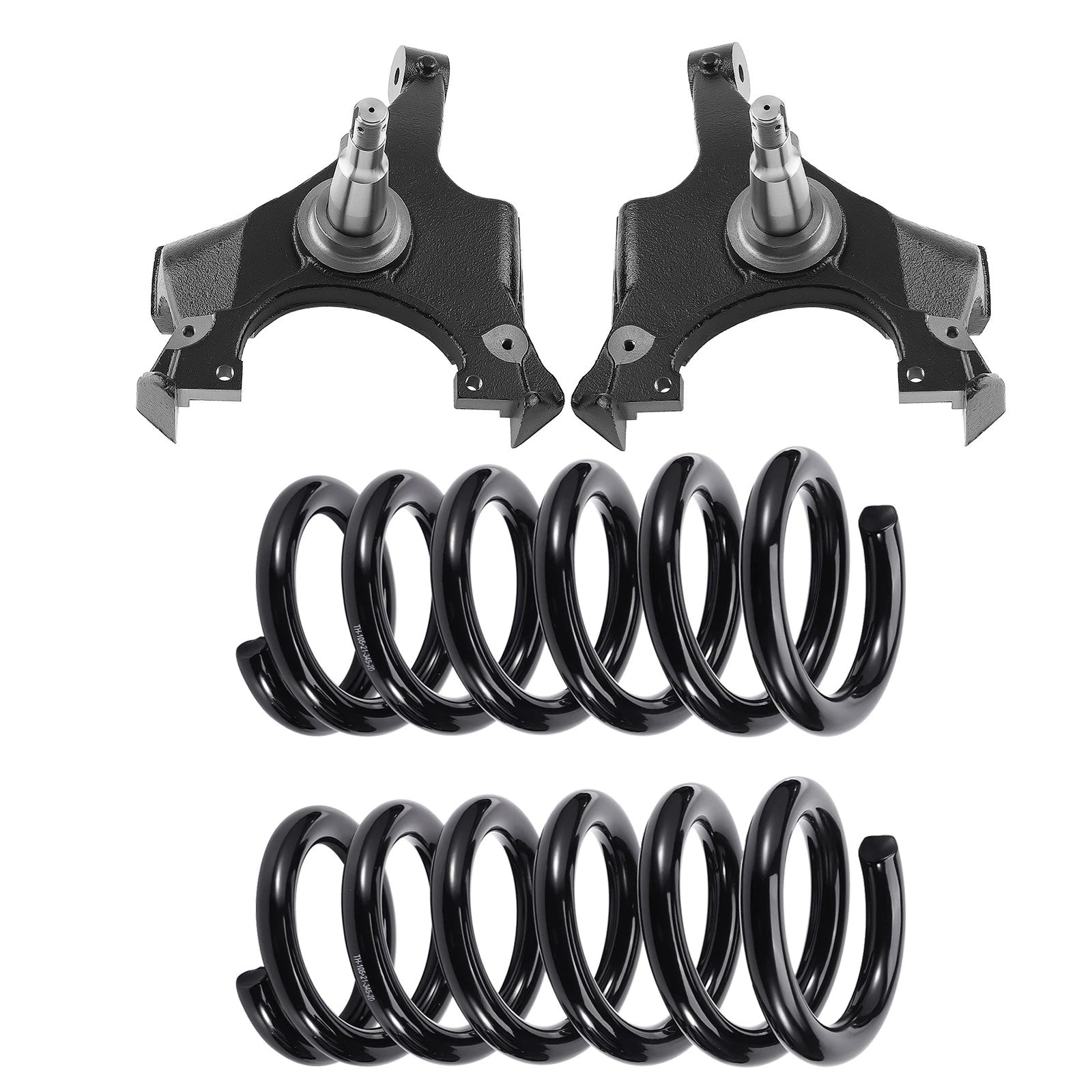 4" Front Lowering Spring Kit for Chevy Silverado C1500 C2500 2WD V8 (1988–1998)