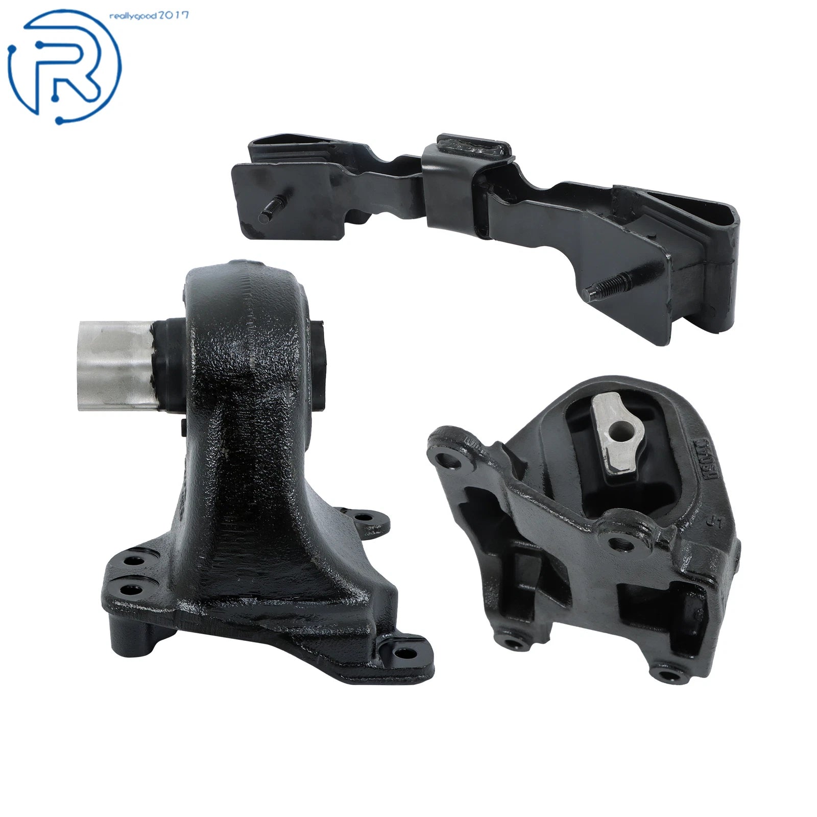 3PCS Engine Motor & Transmission Mount Set for Jeep Wrangler 3.6L (2012–2017)