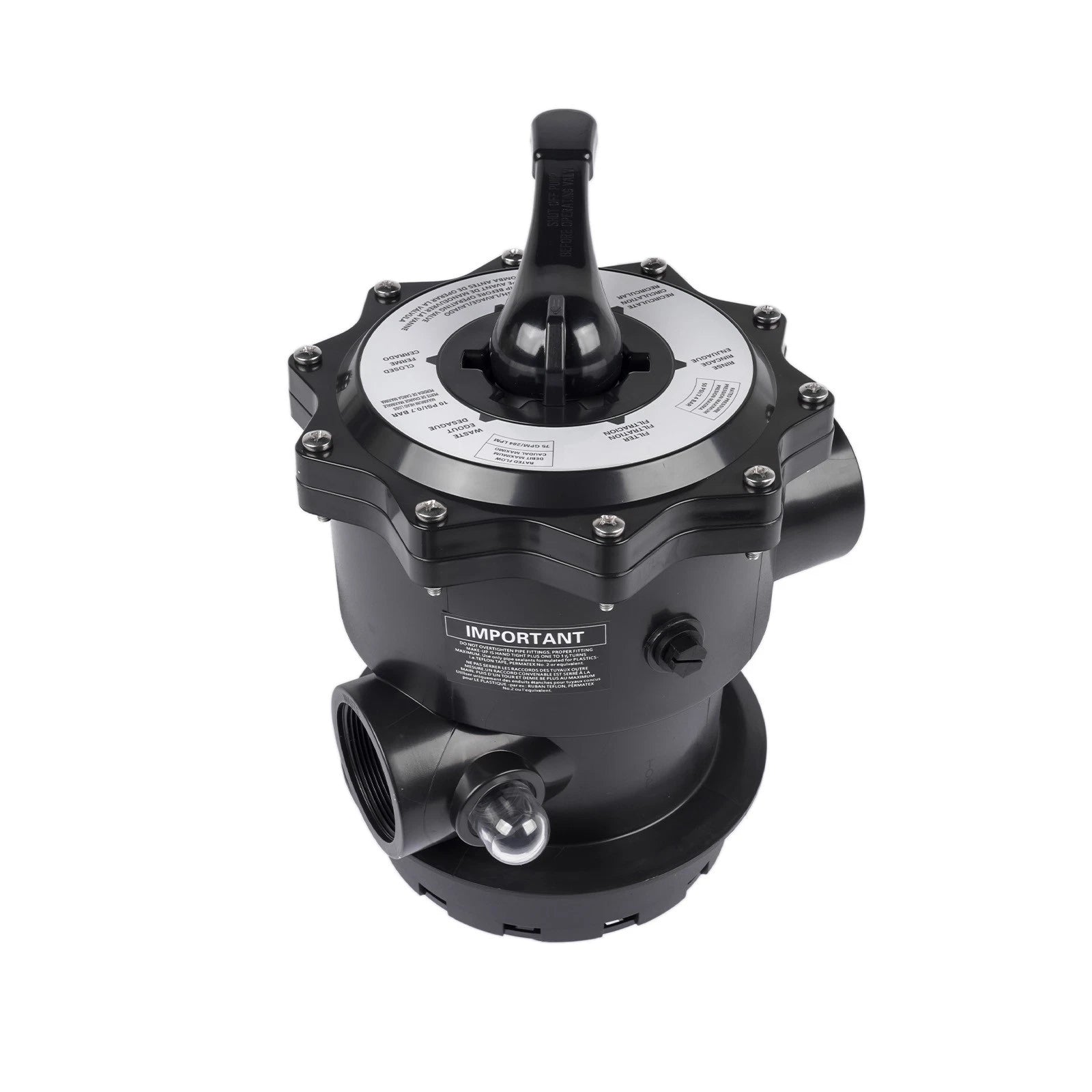 Vari-Flo Backwash Valve for Sand Filter SP071621 (2In FPT Clamp Top Mount)