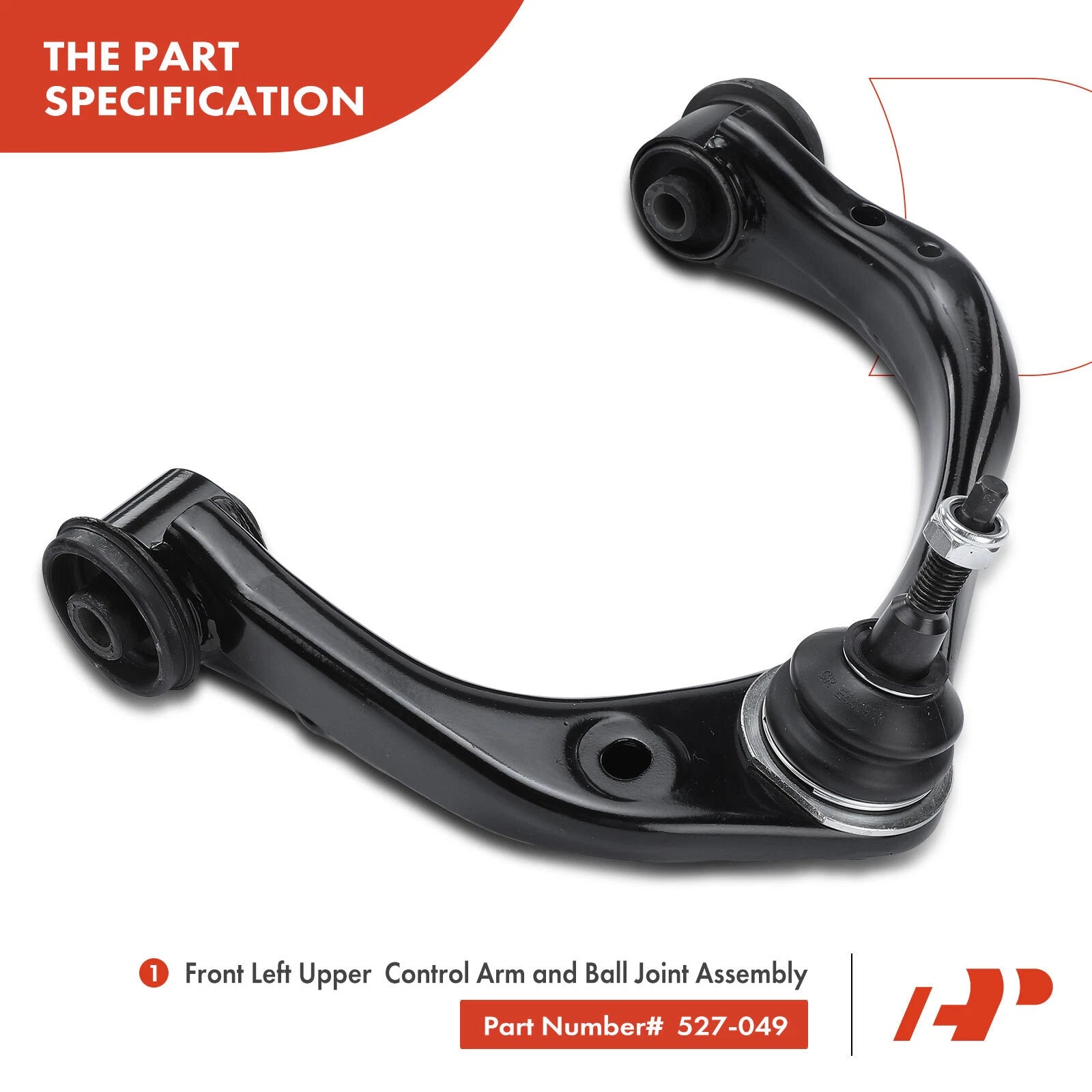 2X Front Upper Control Arm with Ball Joint for Ford F-150 (2015-2020)