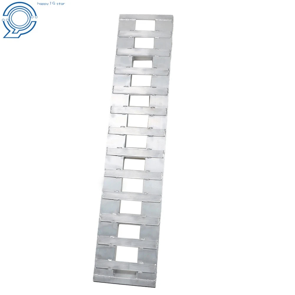 Set of 2 Aluminum Hook Ramps for Car Truck Trailer (6500 lbs Capacity)