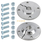 Set of 2 Rear Axle Aluminum Wheel Hubs for