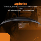 Carbon Trunk Lid Spoiler for Audi A5/S5/RS5 (2018-2024)