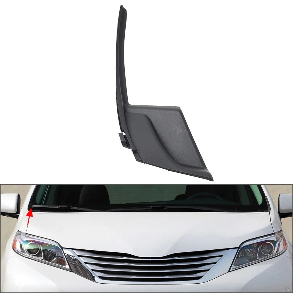 Front Windshield Wiper Cowl Extension Cover for Toyota Sienna (2011–2020)