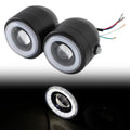 Twin Headlight for Universal Motorcycle (Black)
