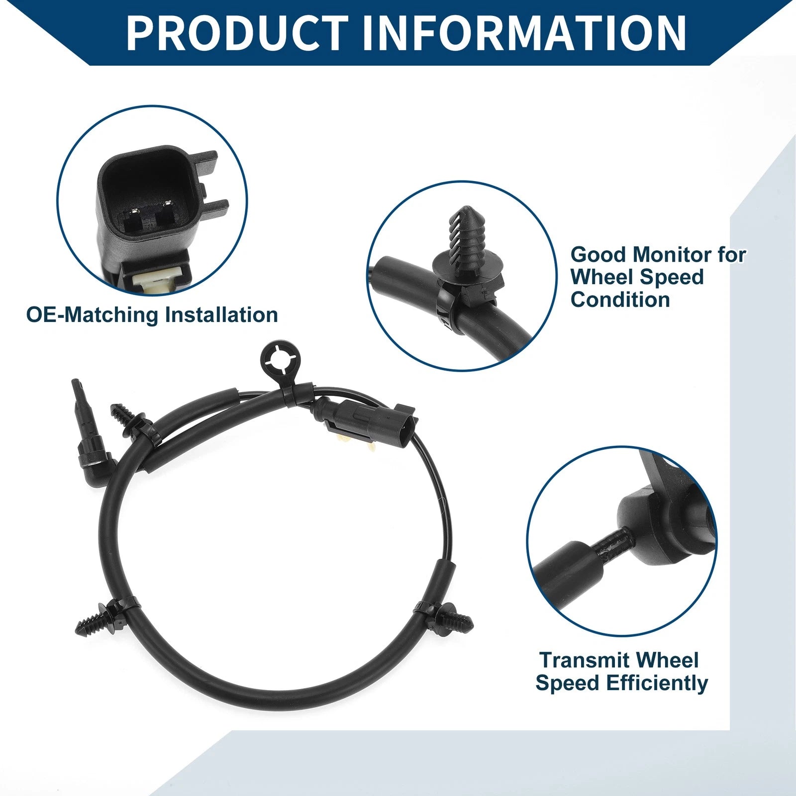ABS Wheel Speed Sensor No. 84449198 for GMC Terrain (2018–2024) Rear