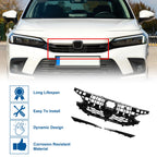 Front Upper Hood Bumper Grille for Honda Civic (2016–2021) SI Style