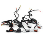 Chrome Smoke Mini LED Turn Signal Light for Harley Sportster 883 (2004–2021)