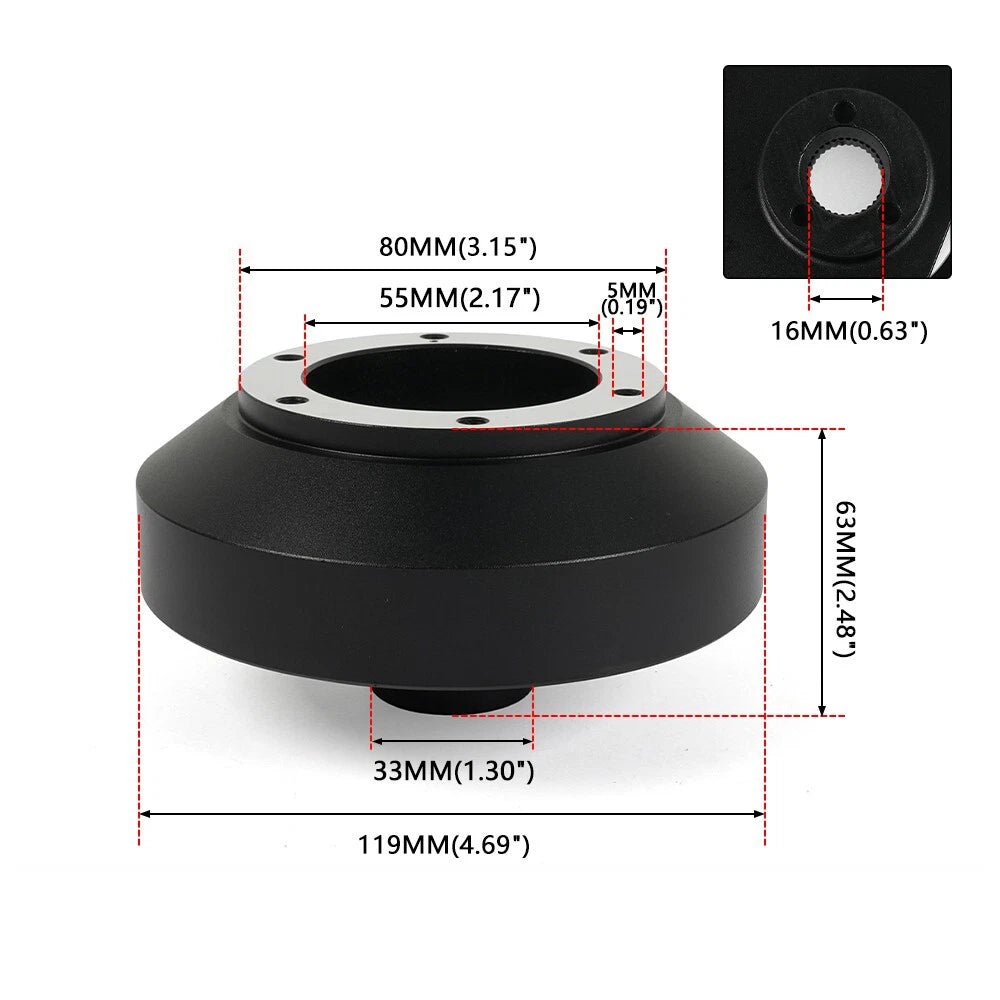 6-Hole Steering Wheel Adapter for Nissan 350Z 370Z G35 G37
