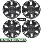 Set of 4 Wheel Covers for Ford Transit Connect (2010–2013)
