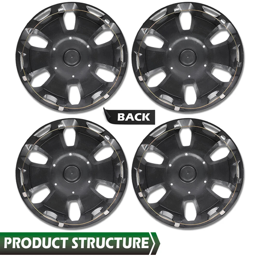 Set of 4 Wheel Covers for Ford Transit Connect (2010–2013)