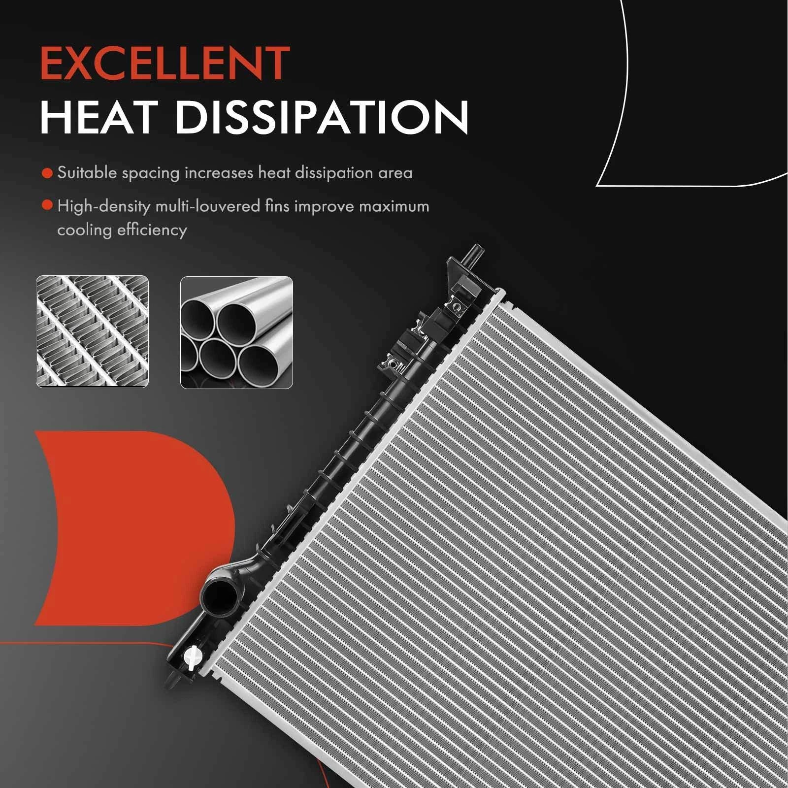 Radiator for Ford Taurus Edge Flex Lincoln MKS MKX MKT Sable (2008-2019)