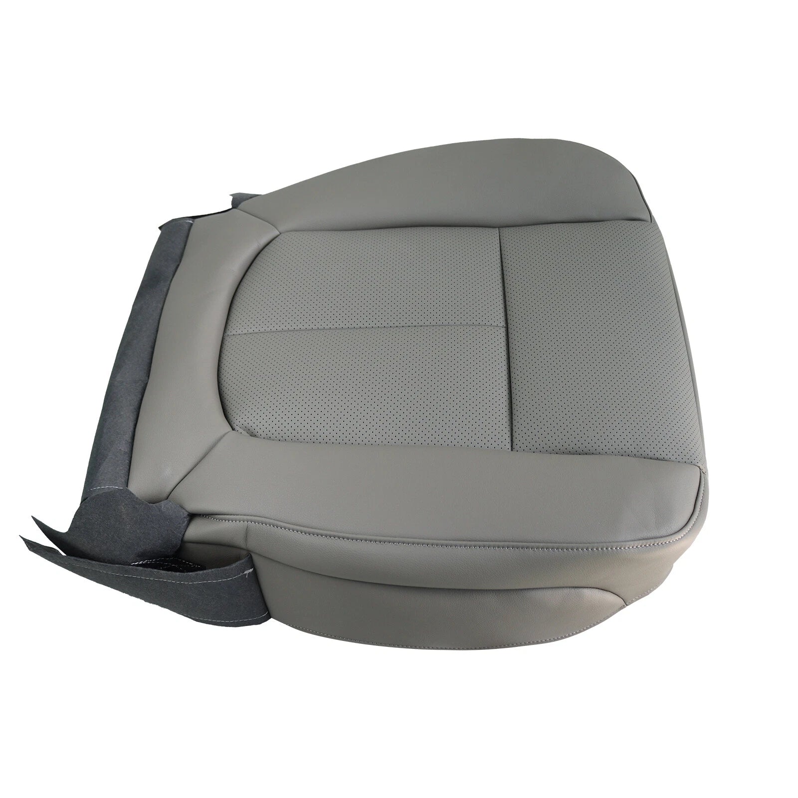 Perforated Seat Cover Set for Ford F250 F350 F450 F550 (2011–2016) Gray