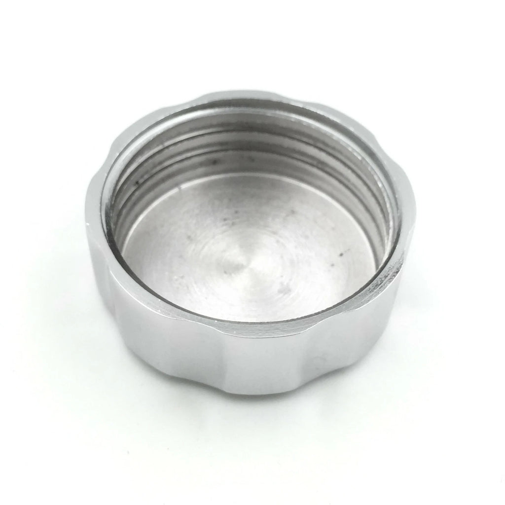 Fluid Reservoir Cap Cover for Yamaha YZF R6 (2003–2005), YZF R6S (2006–2008), YZF R1 (2004–2008) Chrome