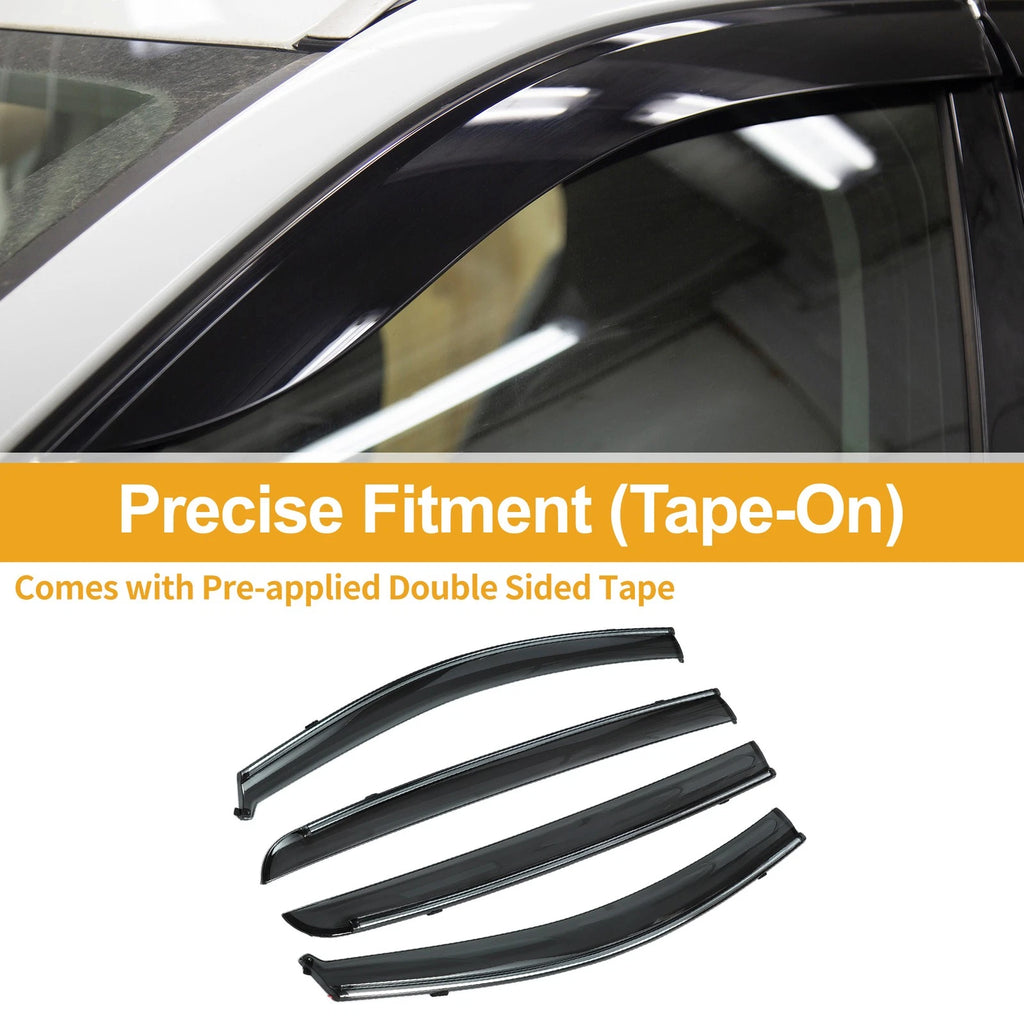 Window Deflectors for Chevrolet Aveo Hatchback (2007–2011) 2X Side Vent Visors
