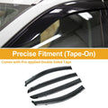 Window Deflectors for Chevrolet Aveo Hatchback (2007–2011) 2X Side Vent Visors