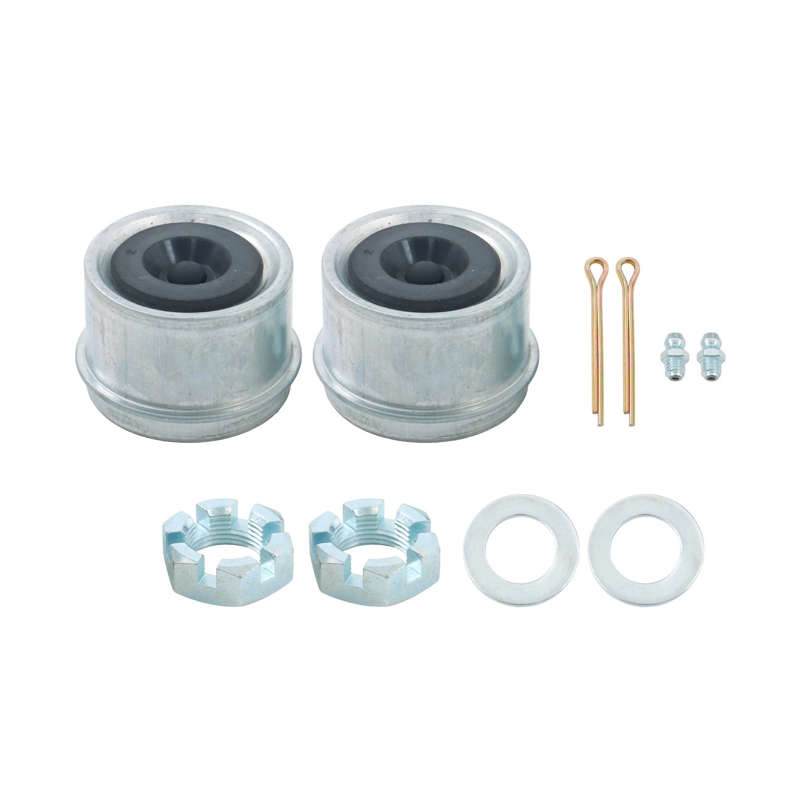 Set of 2 Trailer Hub Kits for 5 x 4.5" Wheels (Fits Various Models)