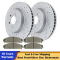Front Brake Disc Rotors and Ceramic Pads Kit for Chrysler 300 (2005–2010)